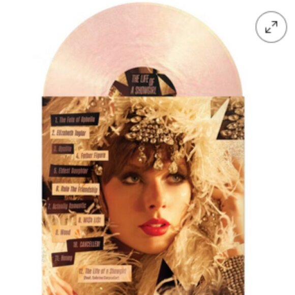Taylor Swift The Life of a Showgirl The Crowd is Your King Edition Pink Vinyl LP - Picture 2 of 3